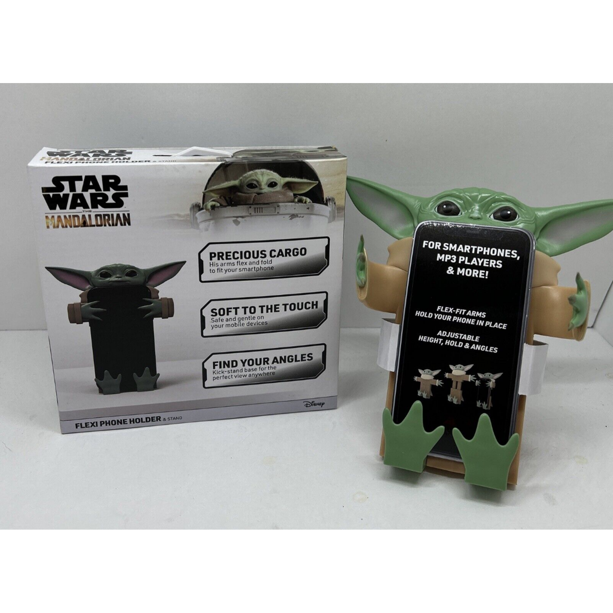 STAR WARS The Child Plush Toy, 11-in Yoda Baby Figure from The Mandalorian, Collectible Stuffed Character with Carrying Satchel for Movie Fans Ages 3