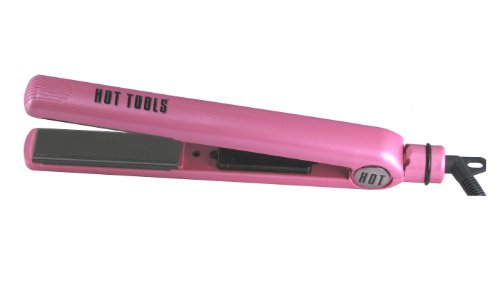 Hot Tools HPK12 PINK TITANIUM Salon Titanium Flat Iron 1 Inch Realmdrop Shop