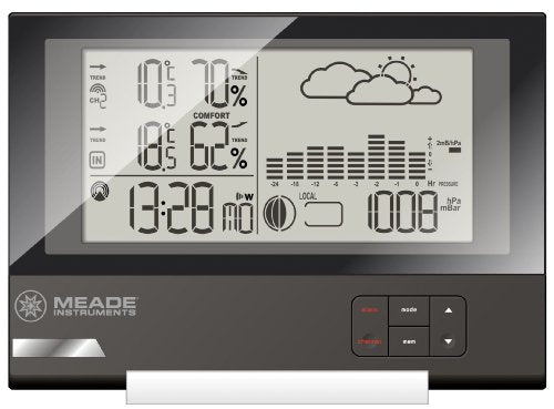 Meade Wireless Indoor Outdoor Temperature & Humidity Weather