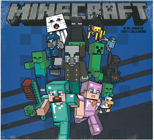 Minecraft 2021 16 Month Calendar Realmdrop Shop