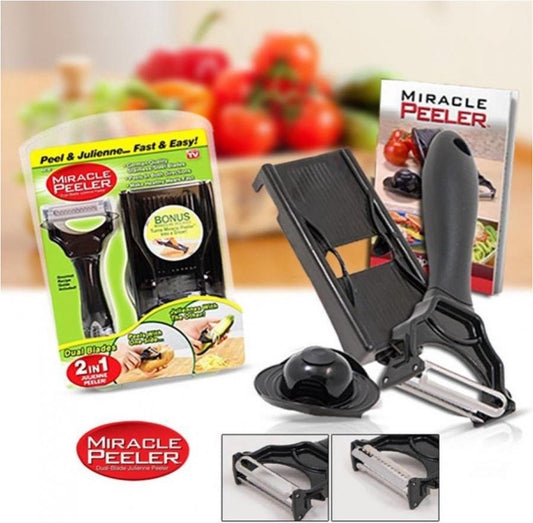 Set 3 pieces Vegetable and Fruit Cutter Grater Peeler Julienne Peel