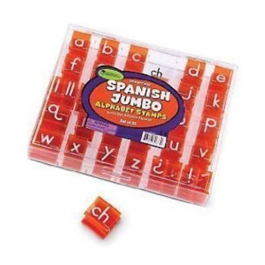 Learning Resources lowercase Spanish Jumbo Alphabet Stamps