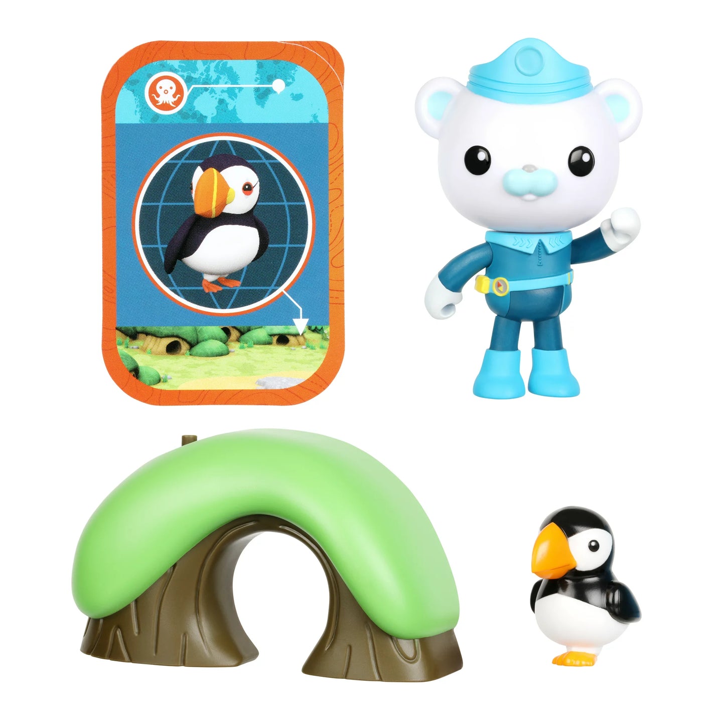 Octonauts Above & Beyond, Captain Barnacles 3 inch Deluxe Toy Figure Adventure Pack, Preschool, Ages 3+