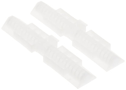 Prime-Line N 6539 7/8 In., White Nylon, Top Mount Bi-Fold Door Slide Guide, Acme (2 Pack)