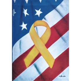 40-in x 28-in Remember Our Troops United States Flag