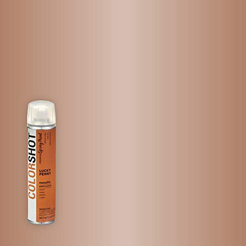 COLORSHOT Metallic Spray Paint, Lucky Penny (Copper), 9 oz