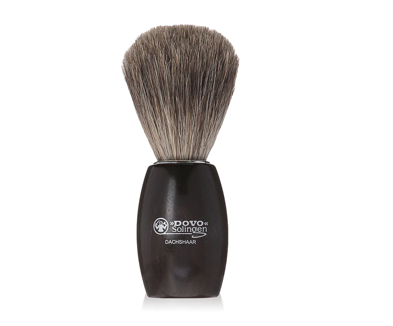 DOVO Shaving Brush Acrylic, Grenadille Model #DV-918117, UPC: 4045284010181