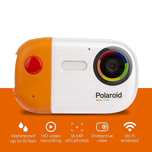 Polaroid Wave Underwater Digital Camera with HD Video Recording, Waterproof Action Camera