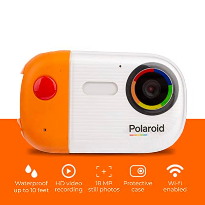 Polaroid Wave Underwater Digital Camera with HD Video Recording, Waterproof Action Camera