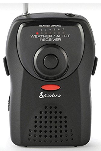 Cobra Weatherband Radio 40 Mile Reception Range Batteries Included