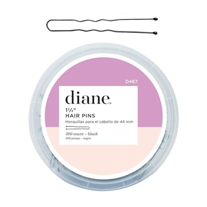 Diane 1.75 inch Hair Pins, Black, 300 Count