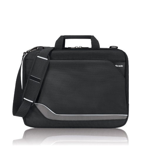 Solo New York Vector Collection Laptop Clamshell Case, Airport Security-Friendly, for Notebook Computers up to 17.3Inches, Black (VTR325-4/28)