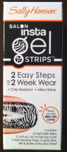 Sally Hansen Salon Insta Gel Strips An Im Al Mixed Up #480 - 16 Oz, Pack of 2