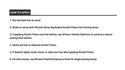 XFusion Keratin Hair Fibers - Gray (Large Size 28g)