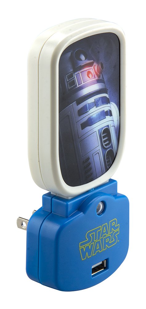 Star Wars R2D2 Night Light with USB Charging Night Light with USB Charging (LCU-05SW.FX)