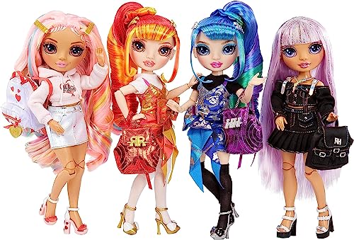 Rainbow High Junior High Special Edition Laurel De’Vious - 9" Red and Orange Posable Fashion Doll with Accessories and Open/Close Soft Backpack. Great Toy Gift for Kids Ages 4-12