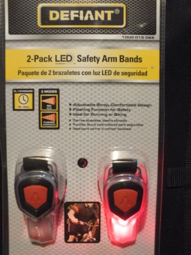 LED Reflective Arm Bands for Safety - 1 Pack