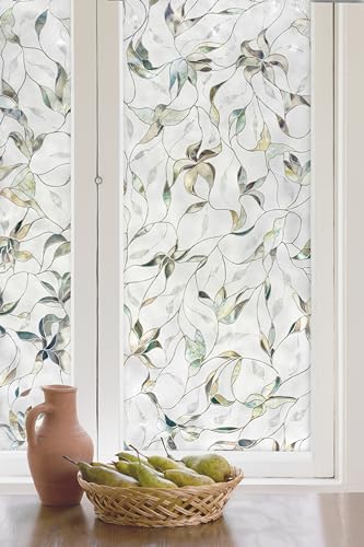 Artscape Flight | Window Privacy Film Textured Glass Pattern | Non-Adhesive & UV Protection | Easy to Apply & Removable | 24 x 36 inches | Made in USA