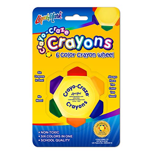 Liqui-Mark 6-color Crayon Wheel