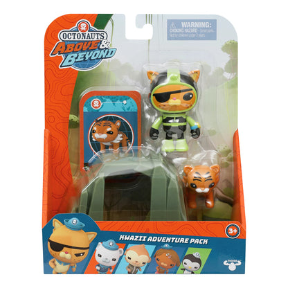 Octonauts Above & Beyond, Kwazii 3" Deluxe Toy Figure Adventure Pack, Preschool, Ages 3+