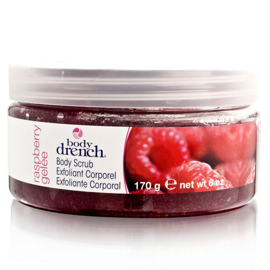 Body Drench Body Scrub, Raspberry Glee, 6 Ounce