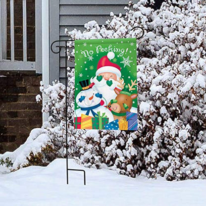 Rain or Shine No Peeking Small Garden Flag