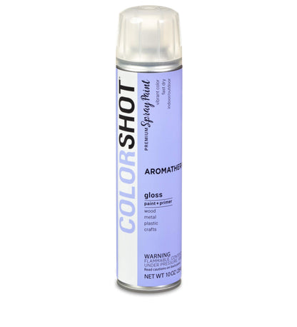 COLORSHOT Gloss Spray Paint, Aromatherapy (Lavender), 10 oz