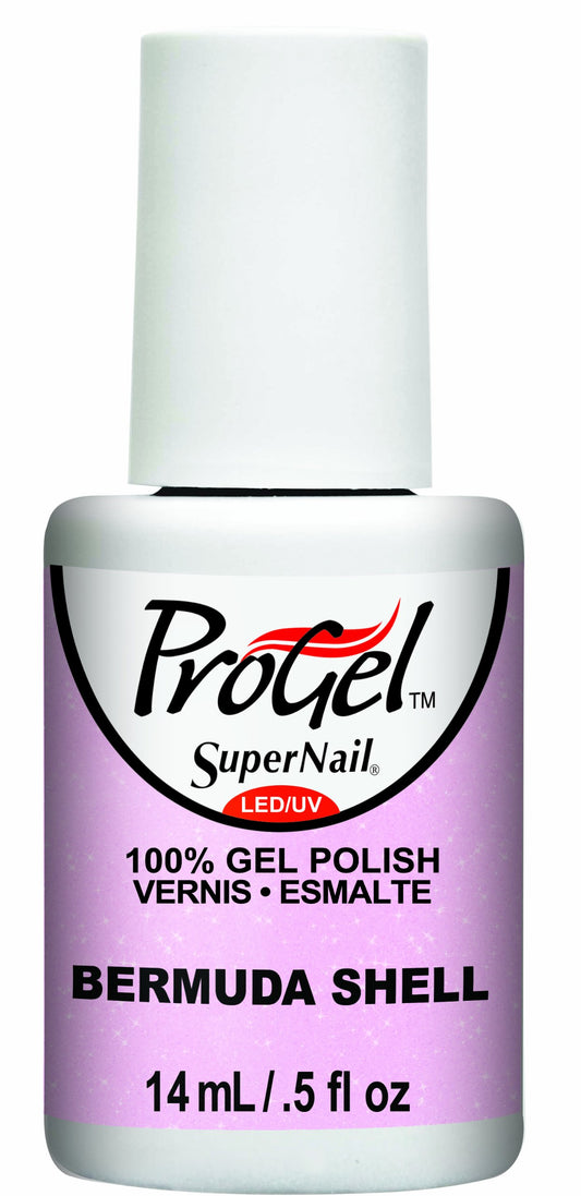 Supernail Progel Nail Lacquer, Bermuda Shell, 0.5 Fluid Ounce