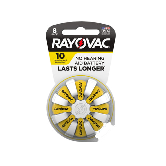 Rayovac Size 10 Hearing Aid Batteries (6 Pack)