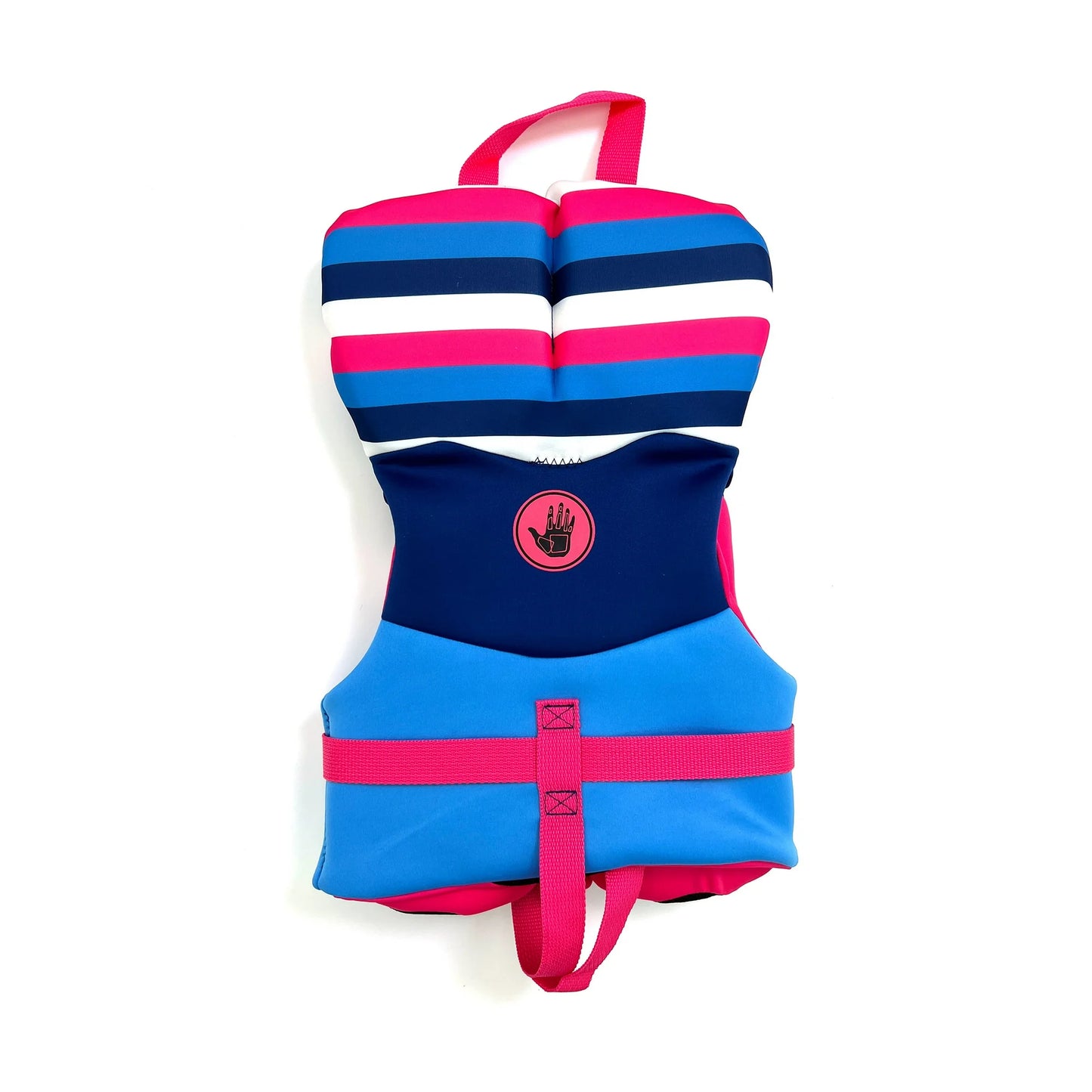 Body Glove Infant PFD Coast Guard Approved Life Jacket Pink and Blue Palm