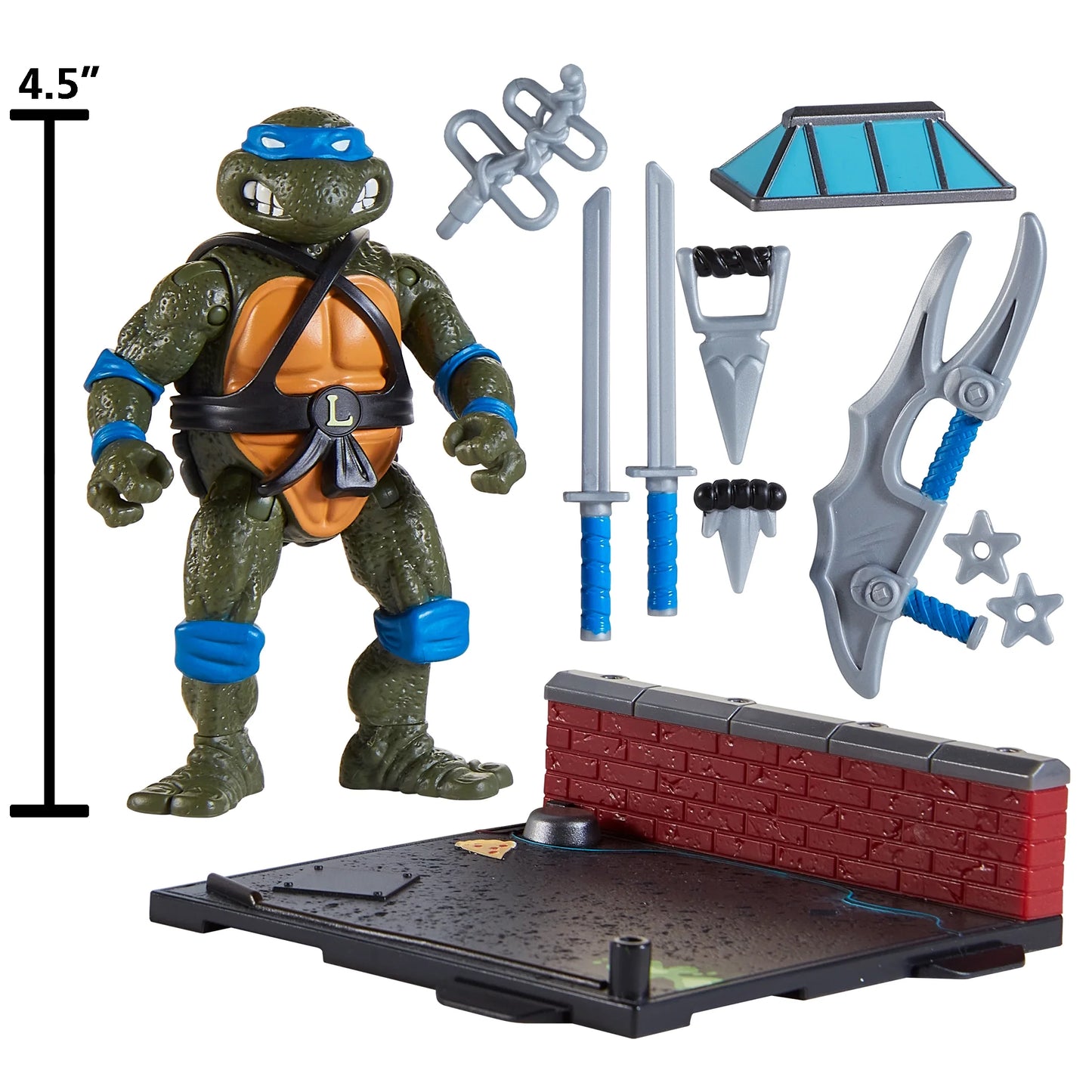 Teenage Mutant Ninja Turtles 40 Years of TMNT 1988 Remastered Leonardo Figure