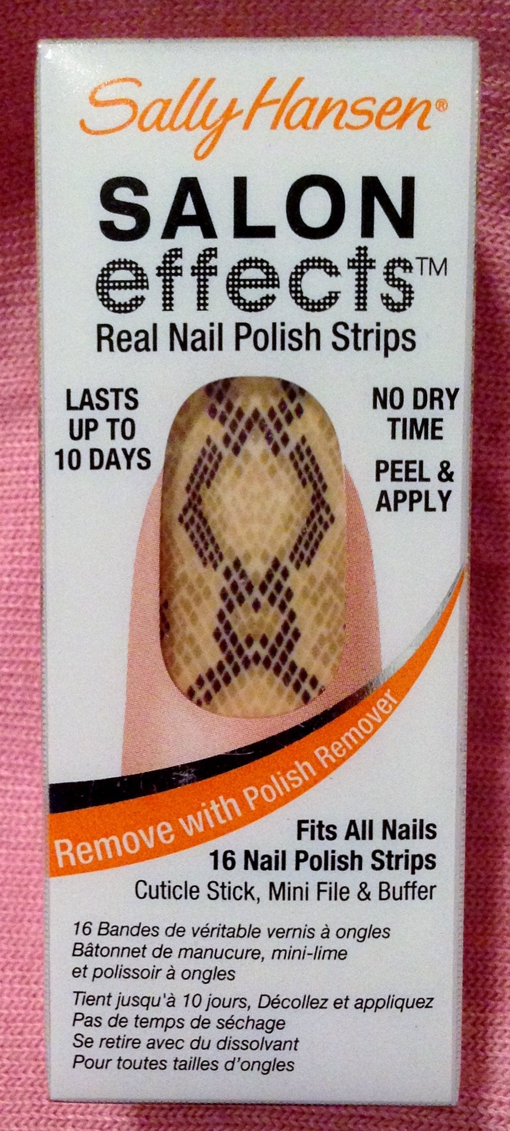 Sally Hansen Salon Effects Nail Polish Strips - Brattlesnake