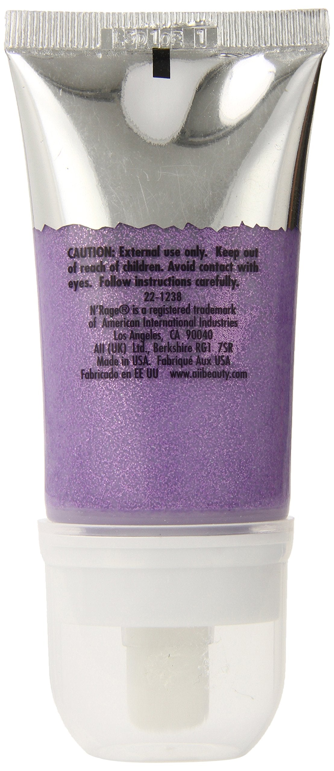 N'Rage Colorageous Brush'n Color, Lavender Glitter, 1.2 Ounce