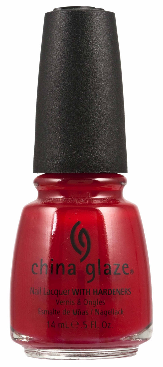 China Glaze Nail Polish, Paint The Town Red, 0.5 Ounce