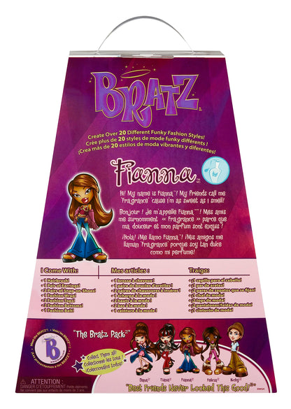 Bratz Original Fashion Doll Fianna Series 3 with 2 Outfits and Poster, Collectors Ages 6 7 8 9 10+