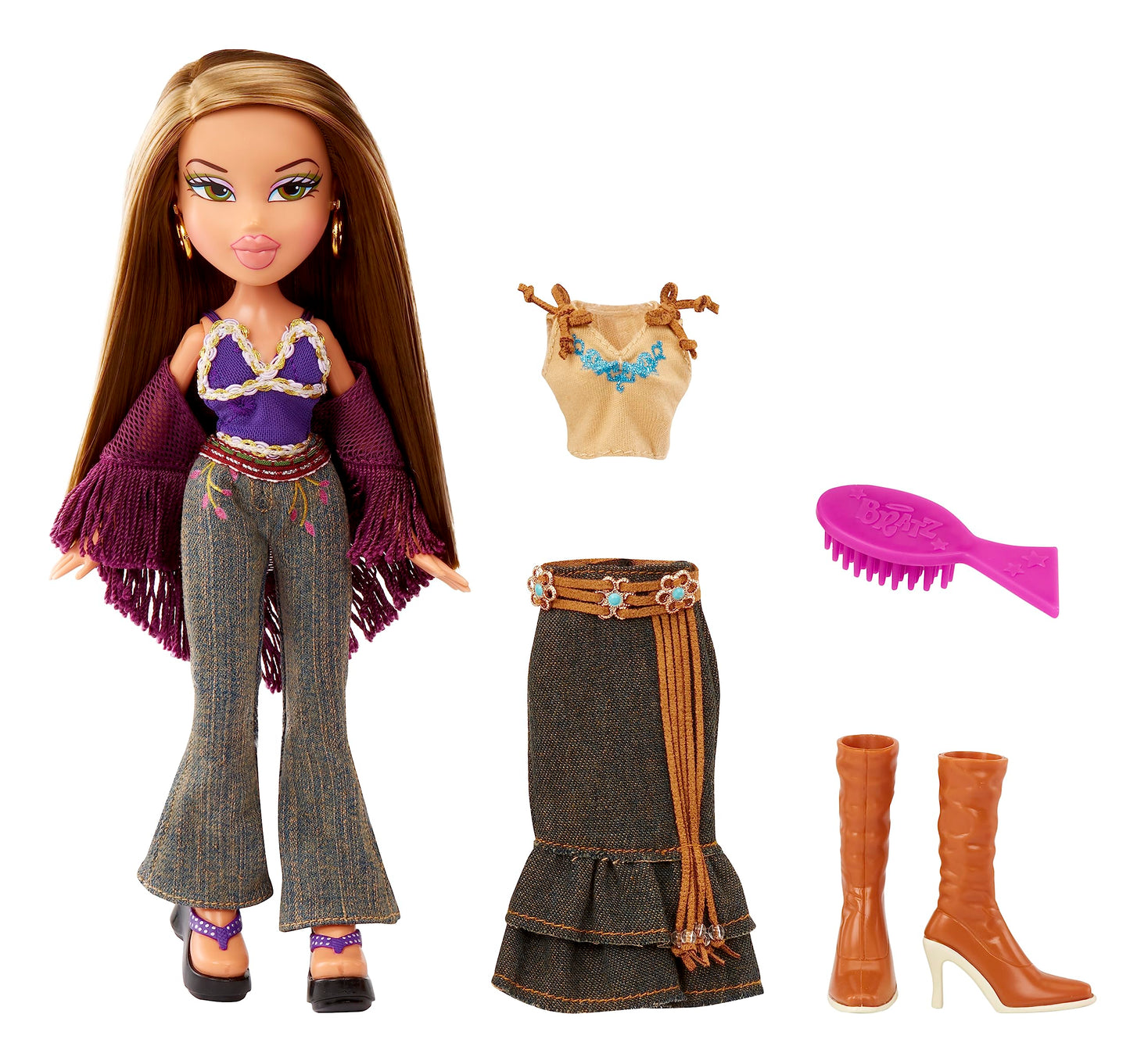 Bratz Original Fashion Doll Fianna Series 3 with 2 Outfits and Poster, Collectors Ages 6 7 8 9 10+