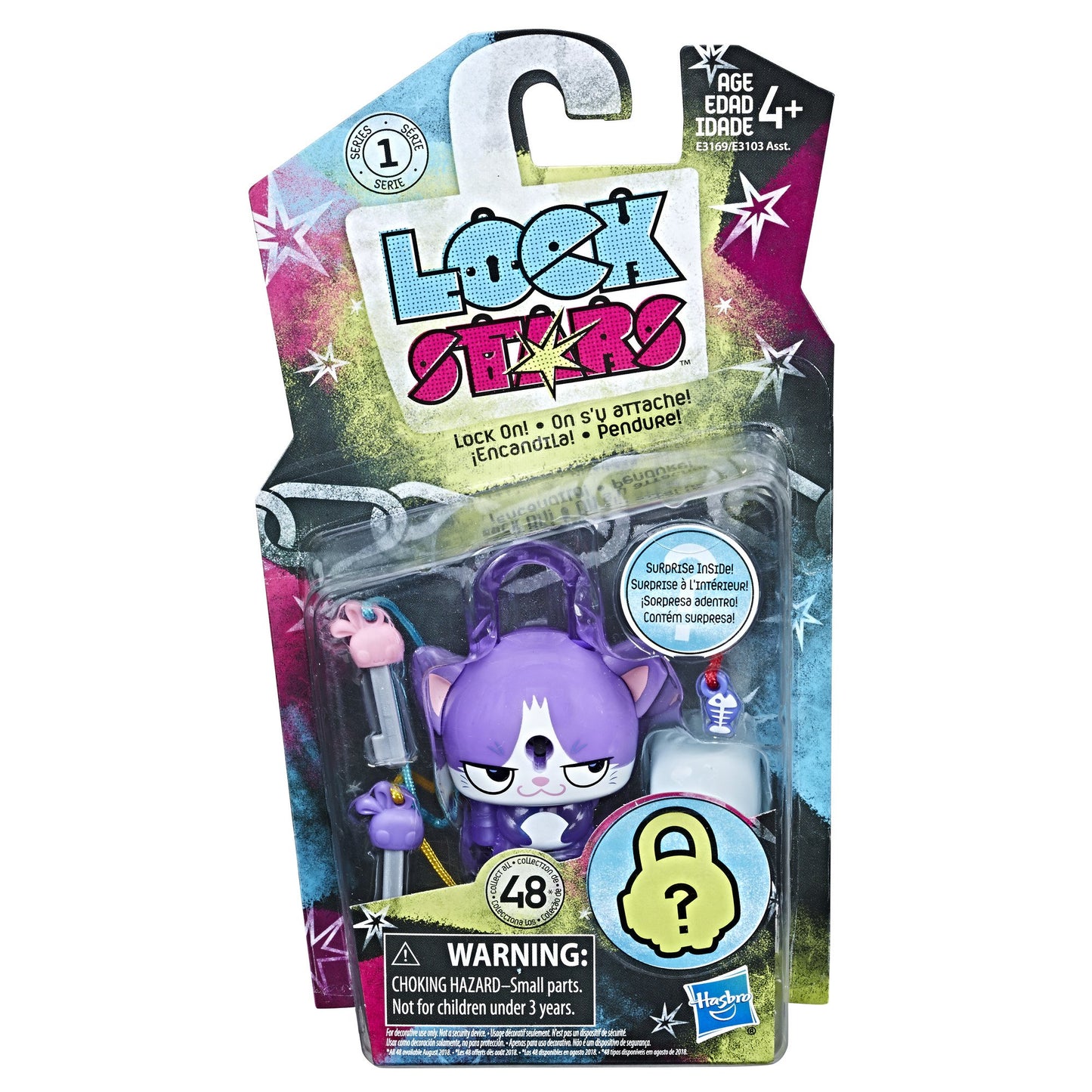 Hasbro Lock Stars Purple Cat