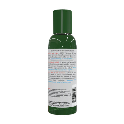 OKAY TAMANU BLENDED OIL for HAIR and SKIN Paraben FREE 2oz / 59ml