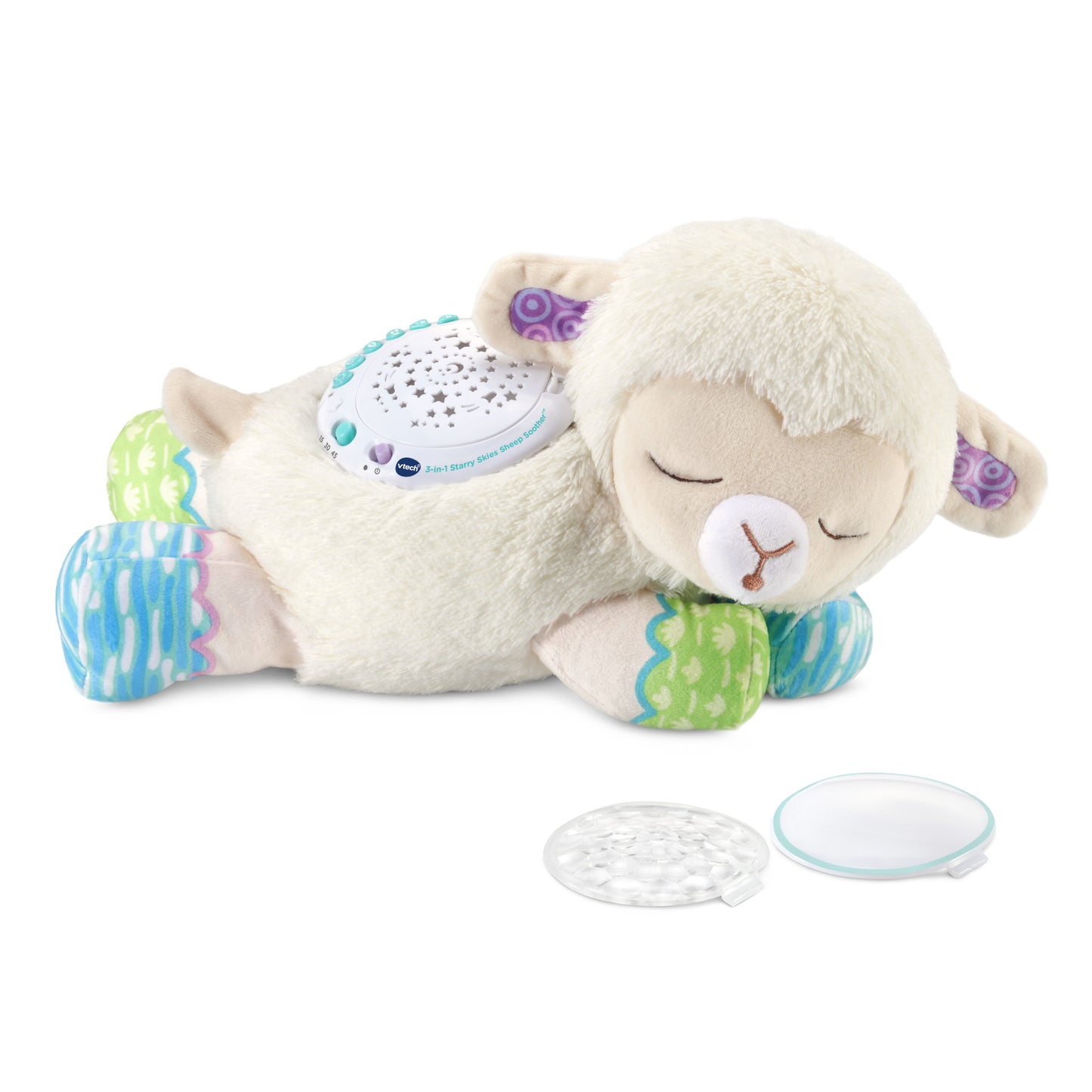 3-in-1 Starry Skies Sheep Soother Plush, Plastic with Accessories, Baby and Toddler Toys