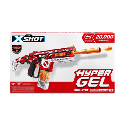 X-Shot Hyper Gel HPG-700 Blaster (20,000 Hyper Gel Pellets) by ZURU for Ages 14-99