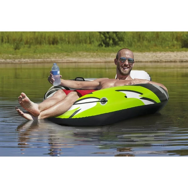 Ozark Trail 43504E Adult Unisex Rapid Rider Single Inflatable River Tube, Multicolor