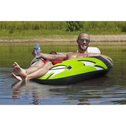 Ozark Trail 43504E Adult Unisex Rapid Rider Single Inflatable River Tube, Multicolor