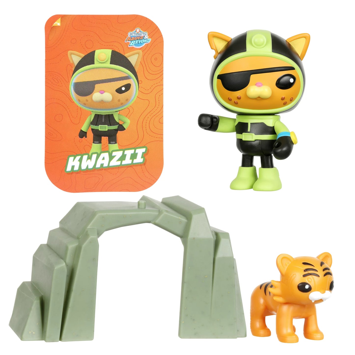 Octonauts Above & Beyond, Kwazii 3" Deluxe Toy Figure Adventure Pack, Preschool, Ages 3+