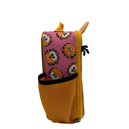 Garfield Grub Kids Insulated Reusable Lunch Bag with Mesh Water Bottle Pocket and Handle