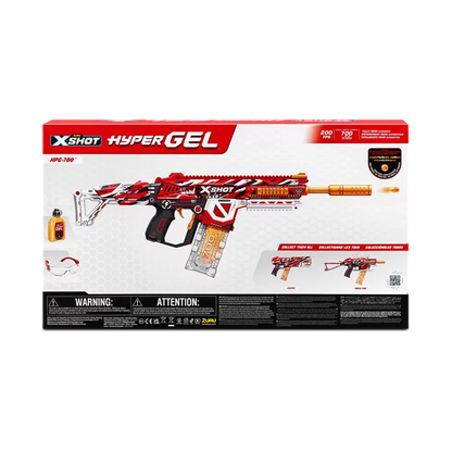 X-Shot Hyper Gel HPG-700 Blaster (20,000 Hyper Gel Pellets) by ZURU for Ages 14-99