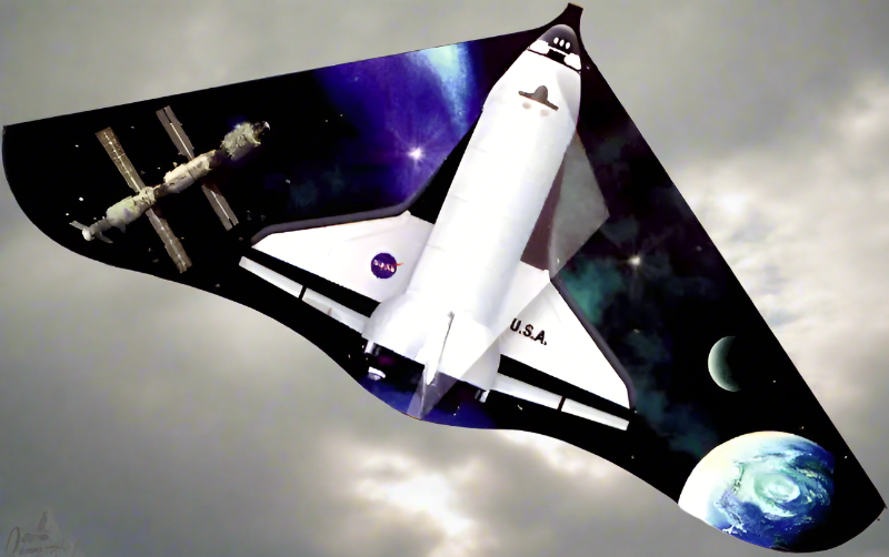 Space Shuttle Delta Wing Kite 42"x22"