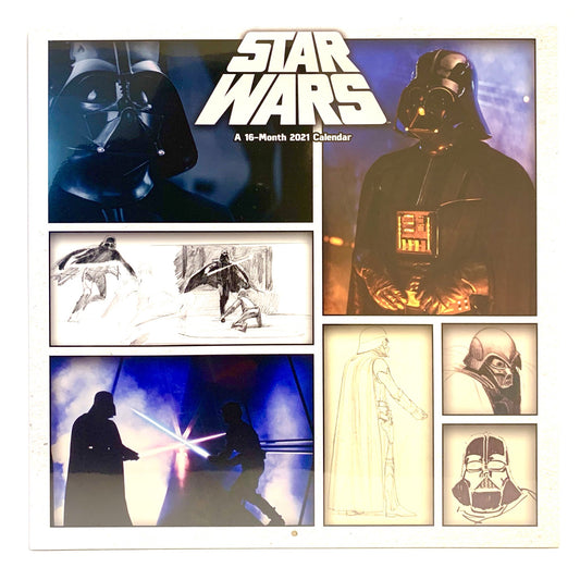 STAR WARS SAGA 12" x 24" 16 Month 2021 Wall Calendar