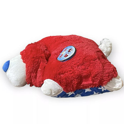 Limited Edition Pillow Pets Plush Animal Dog USA Patriotic