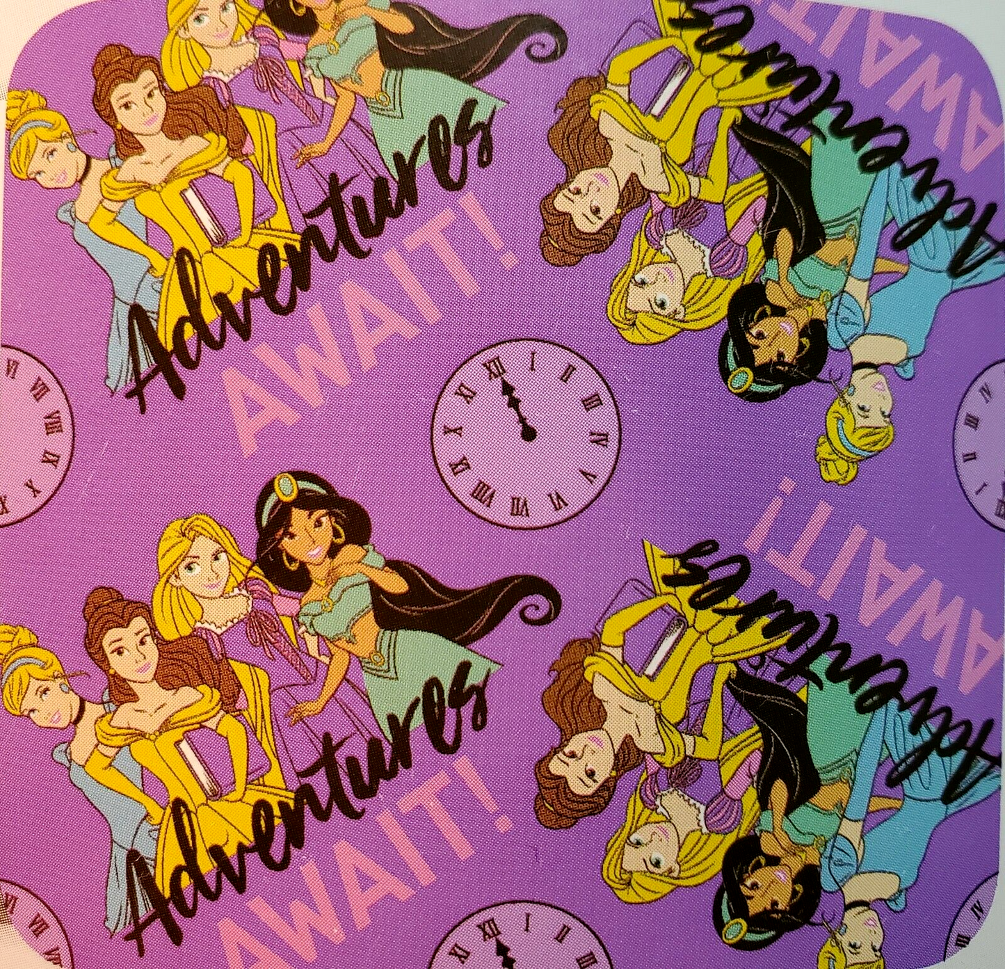 Disney Princess Adventures Await 1.5 Yard Precut Fleece Fabric