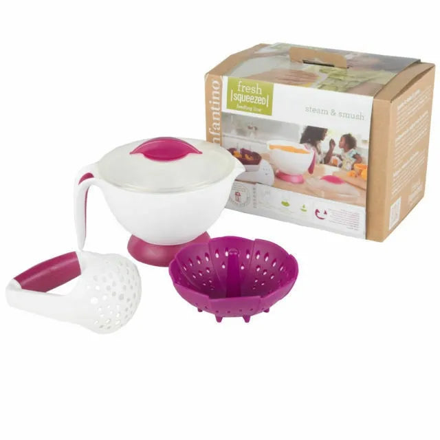 Infantino Fresh Squeezed Steam & Smush, BPA-Free